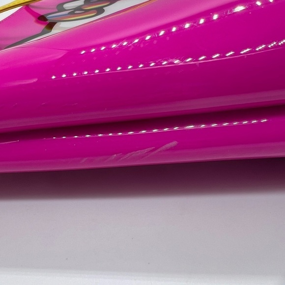 HELLO KITTY DYLAN’S CANDY BAR NY BRIGHT PINK AND YELLOW ZIPPERED TOTE - Picture 16 of 16